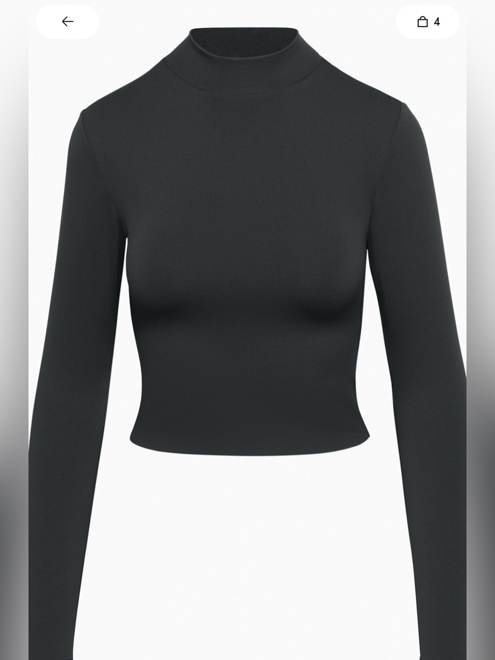 Aritzia Contour MockNeck Long Sleeve